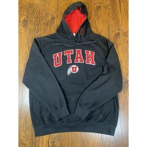Stadium Athletics UCAA Utah Utes Mens Size XL Gray Pullover Hoodie Sweatshirt